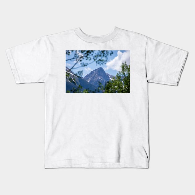 Colorado Mountain 2 Kids T-Shirt by photosbyalexis